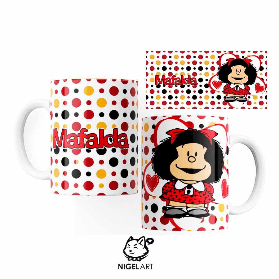 Tazas personalizadas de Mafalda en Trujillo, Perú