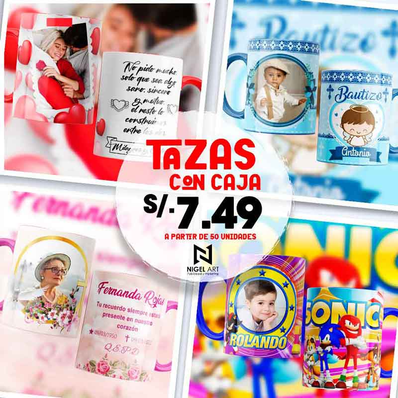 Venta de Tazas Personalizadas en Trujillo y Perú ☕